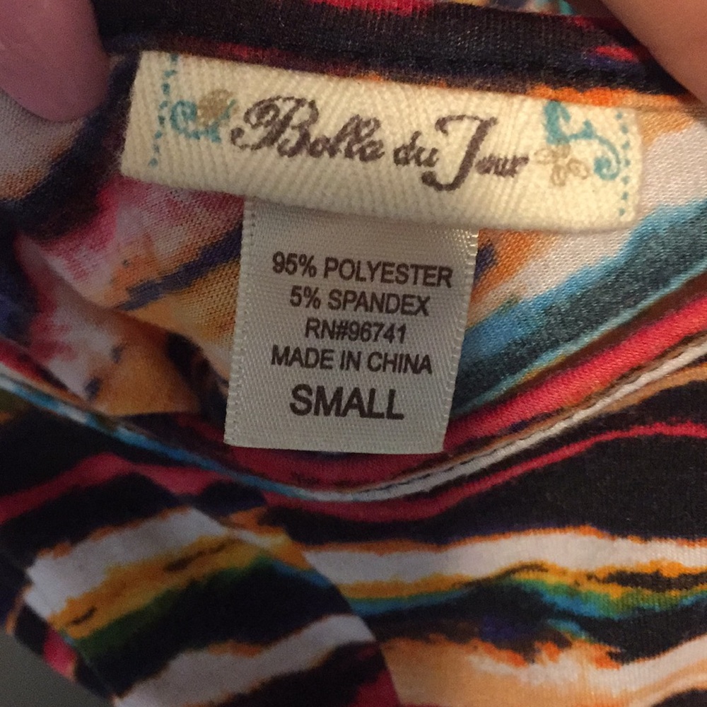 Bella Du Jour multi colored woman’s Tank - Picture 4 of 4